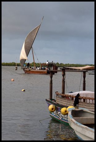 Sailboat Off Lamu